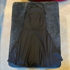 Wet Seal Black Halter Fit and Flare Dress